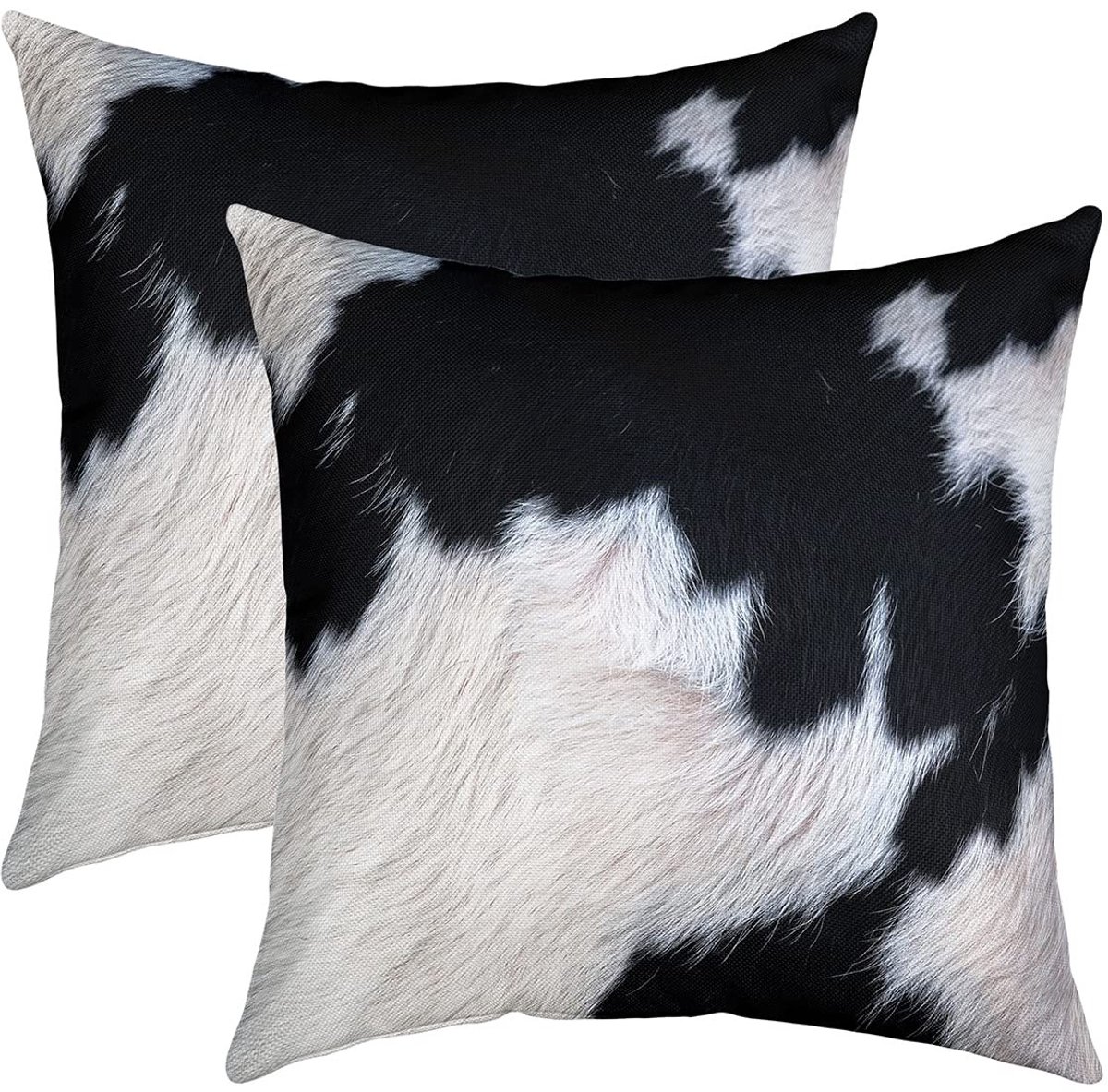 Omgoods - Zachte Kussenhoezen van Bont 60x60 cm Set van 2