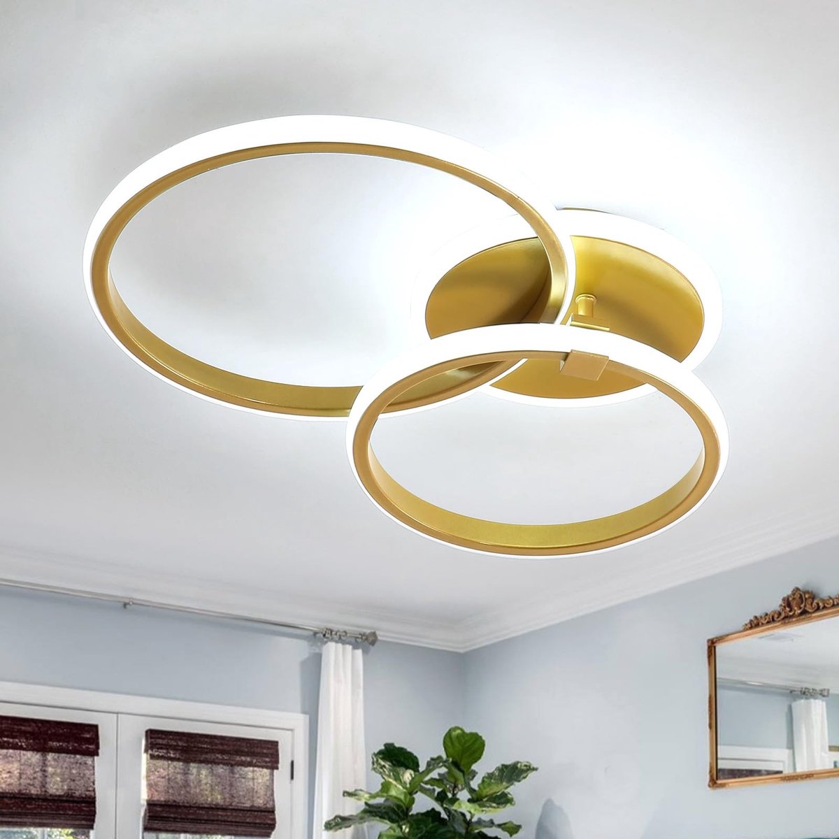 Omgoods - Moderne Plafondlamp met 42W LED en Scandinavisch Ontwerp