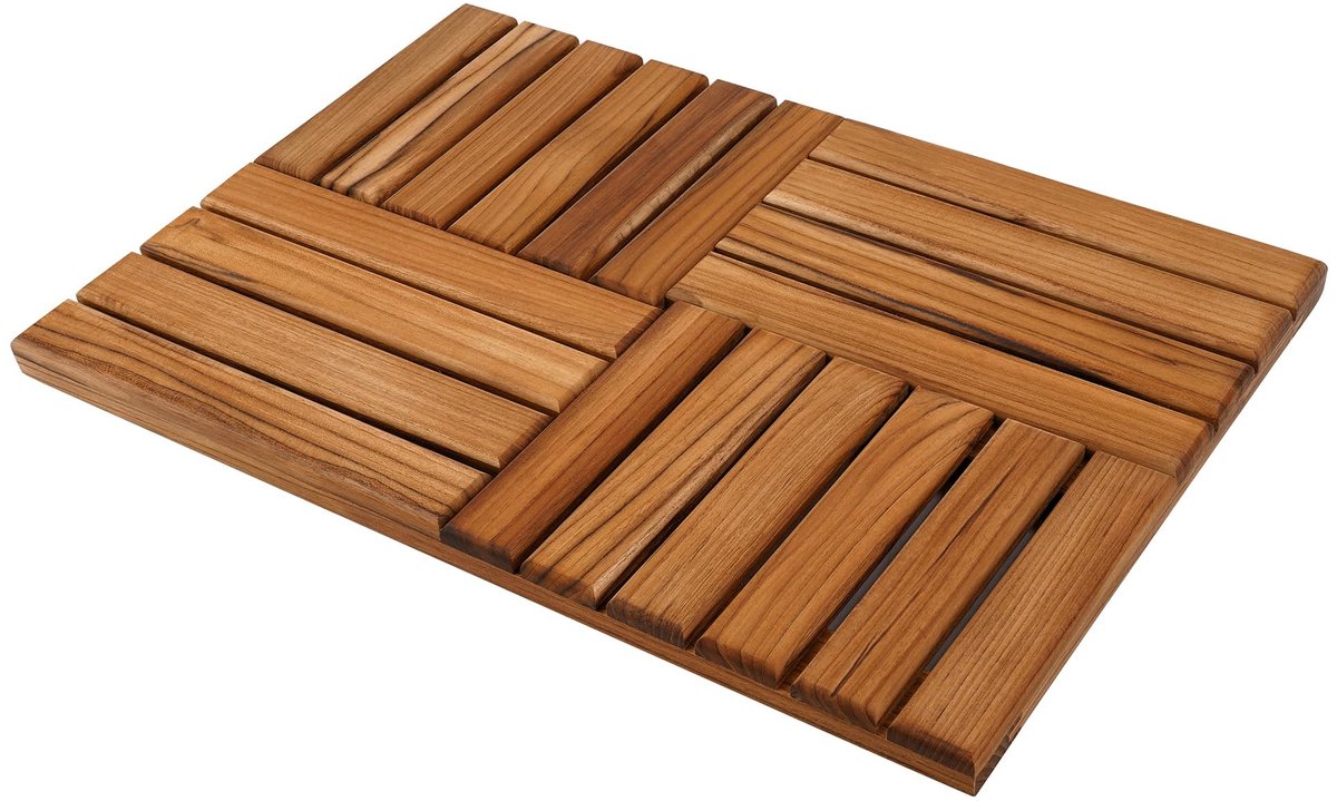 Omgoods - Teakhouten Badmat 61 x 41 cm