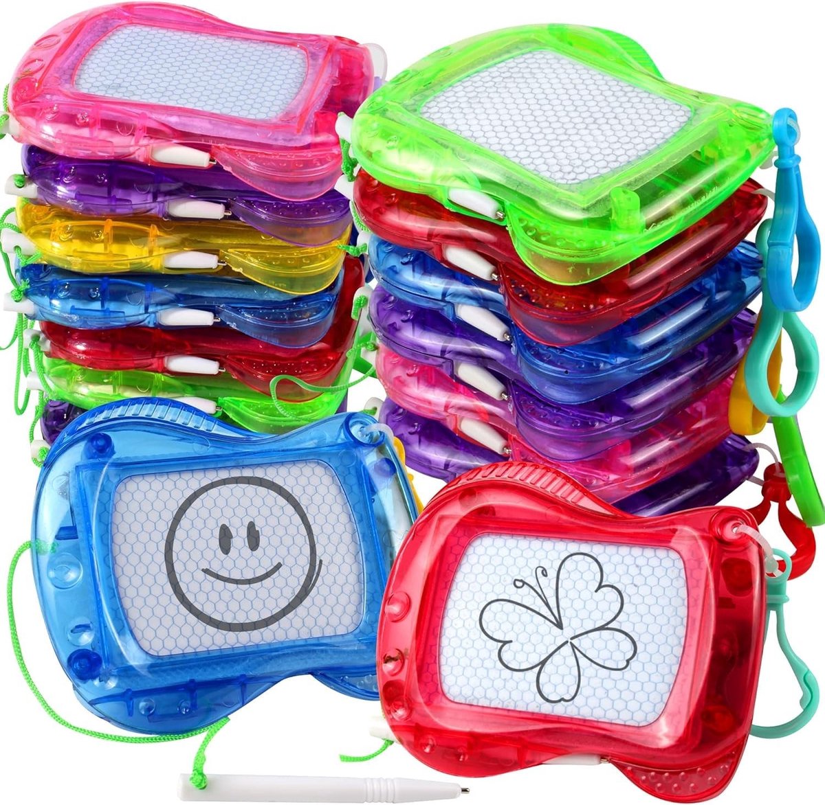 Omgoods - Mini Magnetisch Schilderbord Set voor Kinderen, 12 Stuks