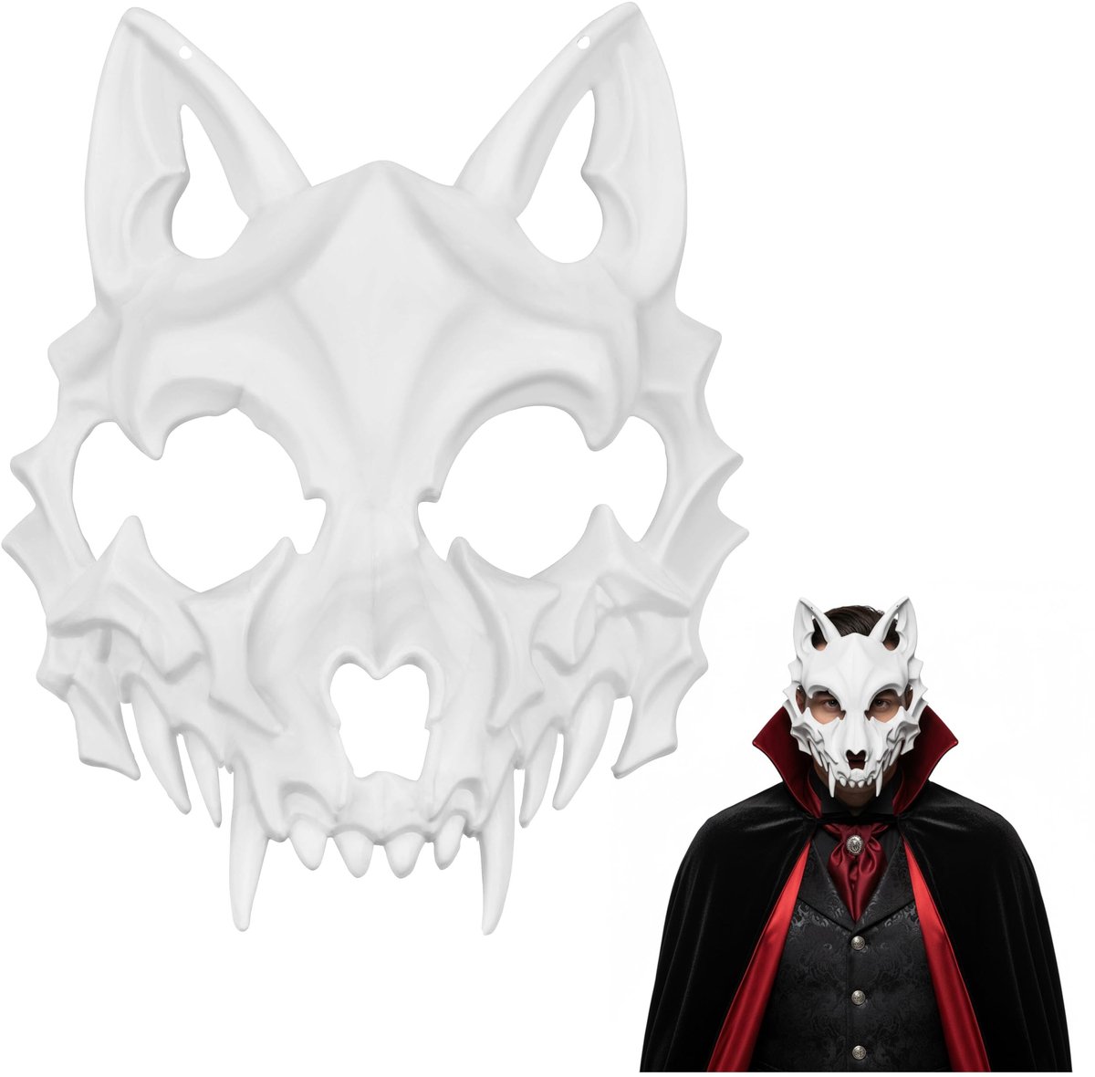 Omgoods - Halloween Wolf Masker voor Carnavalsfeesten
