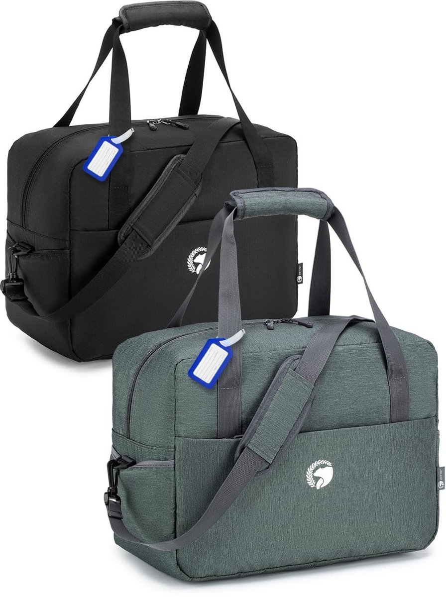 Omgoods - 2X Reisbagage Handbagage voor Wizzair - Waterdicht en Vouwbaar