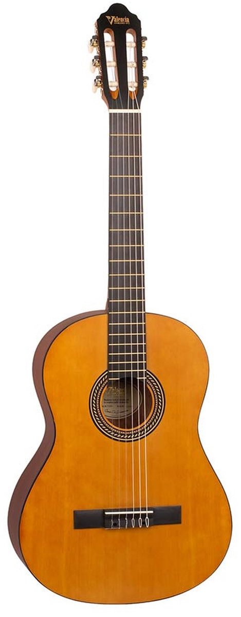 Valencia VC204L Linkshandige Klassieke Gitaar 4/4 Naturel Satin