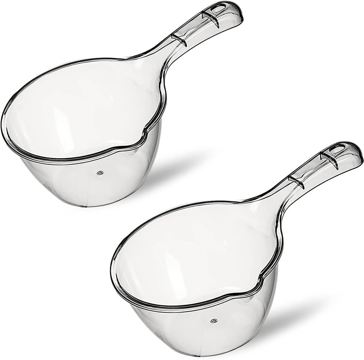 2 Pack Plastic Water Spoon, Bath Spoon, Shower Shovel, Water Bath Shovel, Bathroom Water Scoop Cup - Essential Homeitem - ShopVlot