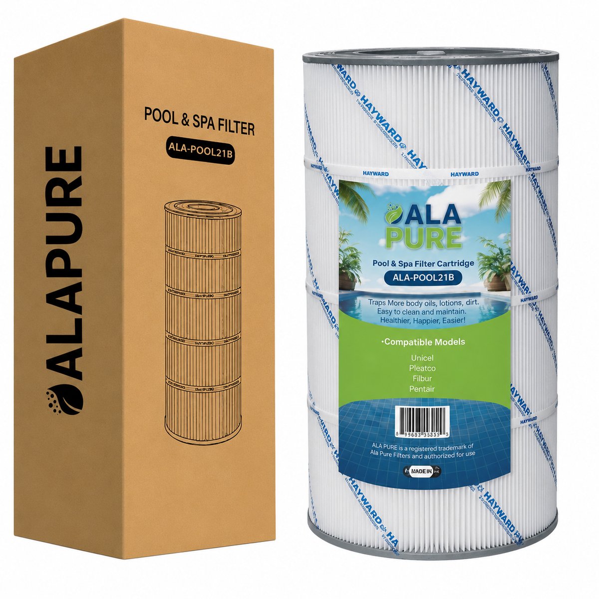Waterfilter voor Hayward C800EURO / CX800RE Zwembad Waterfilter