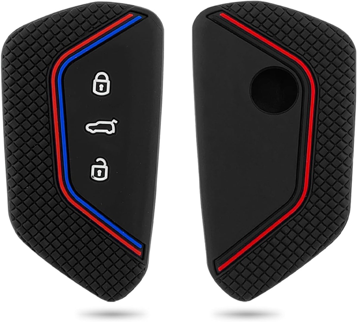 Car Key Cover Compatible with VW Golf 8, Full Protection Silicone Car Key Cover, Key Cover Compatible with VW, Skoda - ShopVlot