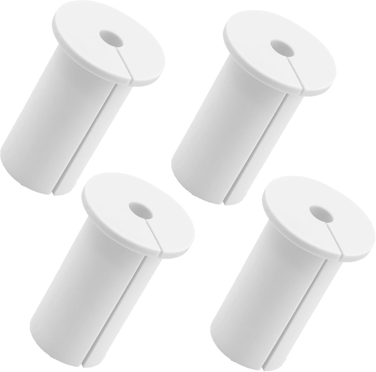 SnelShoppen - 4 Pack Wandvoeder voor Starlink Kabelgeleider Kit, Wandvoeder Kabel voor 1-Inch Wandgat, Wit, Voor Starlink Router en Ethernet Adapter