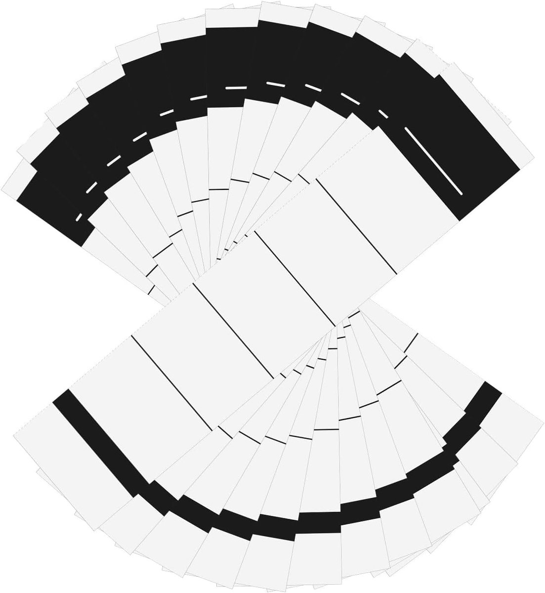 SnelShoppen - Pack van 100 Rugstickers 3.5 x 19 cm, Zelfklevende Bestandsmap Labels, Schrijfbare Zelfklevende Stickers voor Mappen, Perfect voor Organ