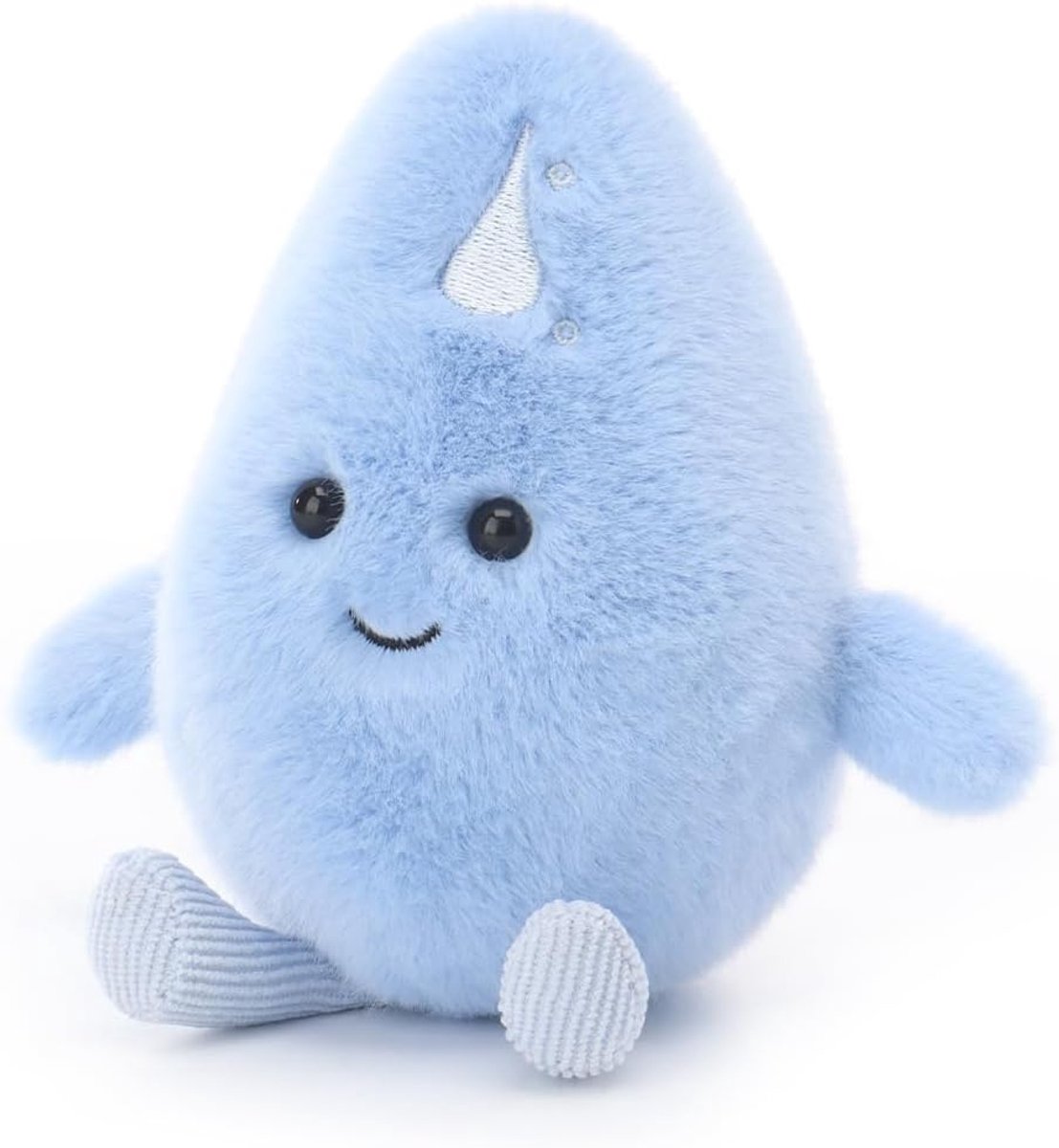 Lamb Pluche dieren in zuiver water voor kinderen, zacht schattig knuffeldier voor baby's, meisjes en jongens, blauw, 13 cm