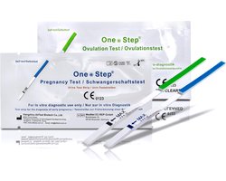 One+Step Kombipakket 30 x ovulatietest en 5 x zwangerschapstest - vruchtbaarheidstest voor vrouwen - ShopVlot