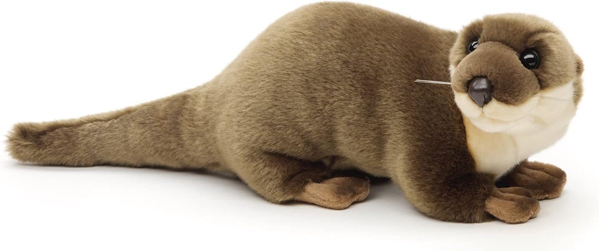 - Otter, staand - 45 cm (lengte) - pluche Otter - pluche dier, knuffeldier