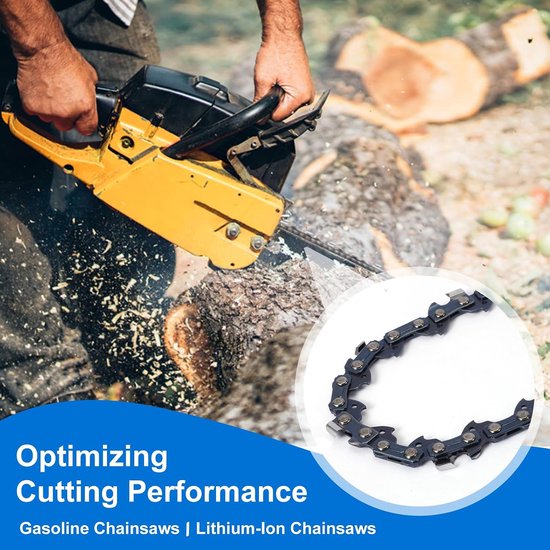 Zaagkettingen, 25 cm 3/8 Inch LP 40 Aandrijfschakels 1,1 mm, Terugslagarme Ketting, Compatibel met Makita DUC254Z, Oregon, Einhell-GE-LC 18/25 Li — afbeelding 2