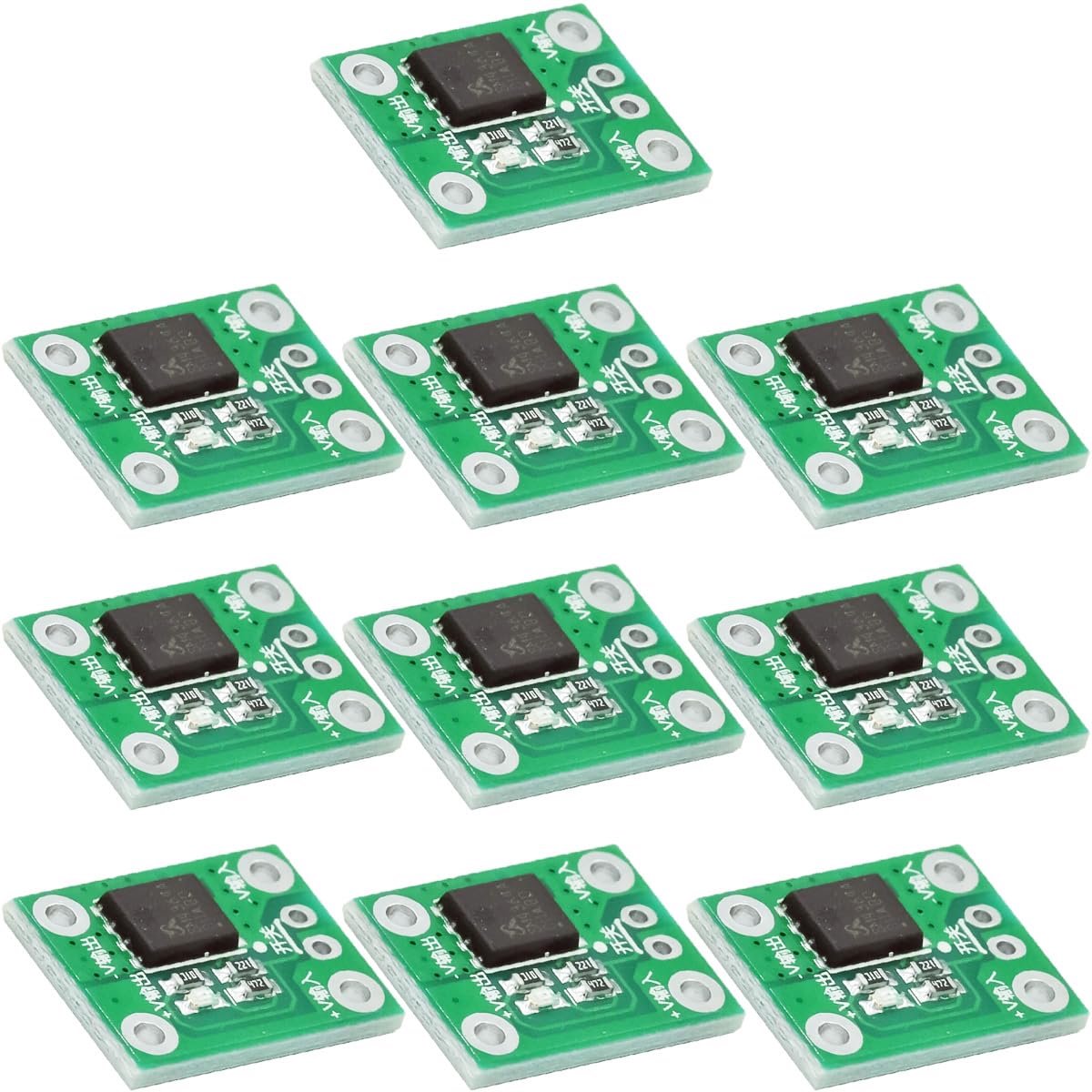 10 stuks MOS schakelbord 50A Mini Hoge vermogens MOS trigger schakelaar driver veldeffectbuis module 5-26V PWM regeling elektronische schakelaar controle