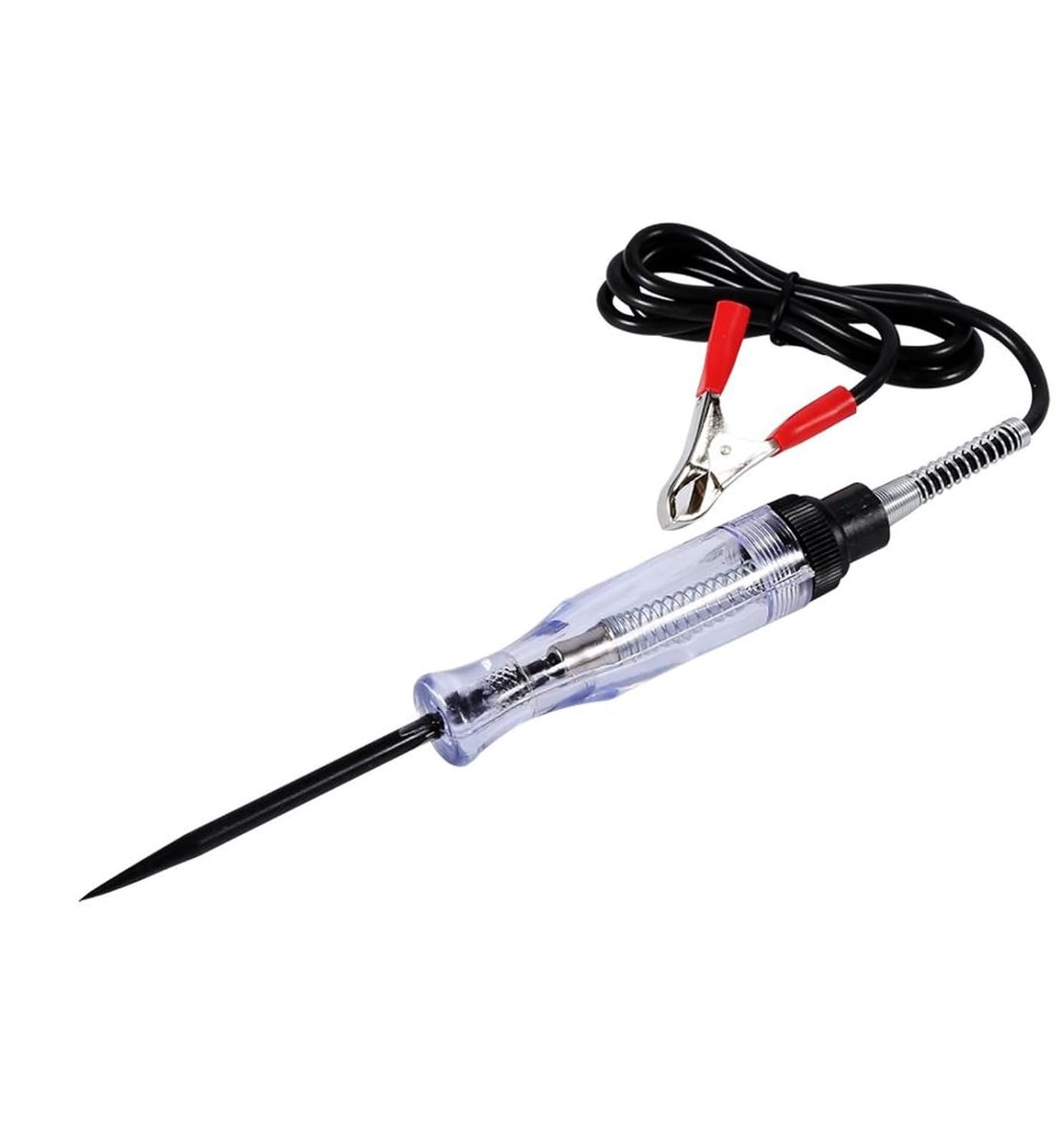 Spanningszoeker met krokodillenklem,Auto Stroompetester met controlelampje,DC elektrisch 6 V,12 V,24 V