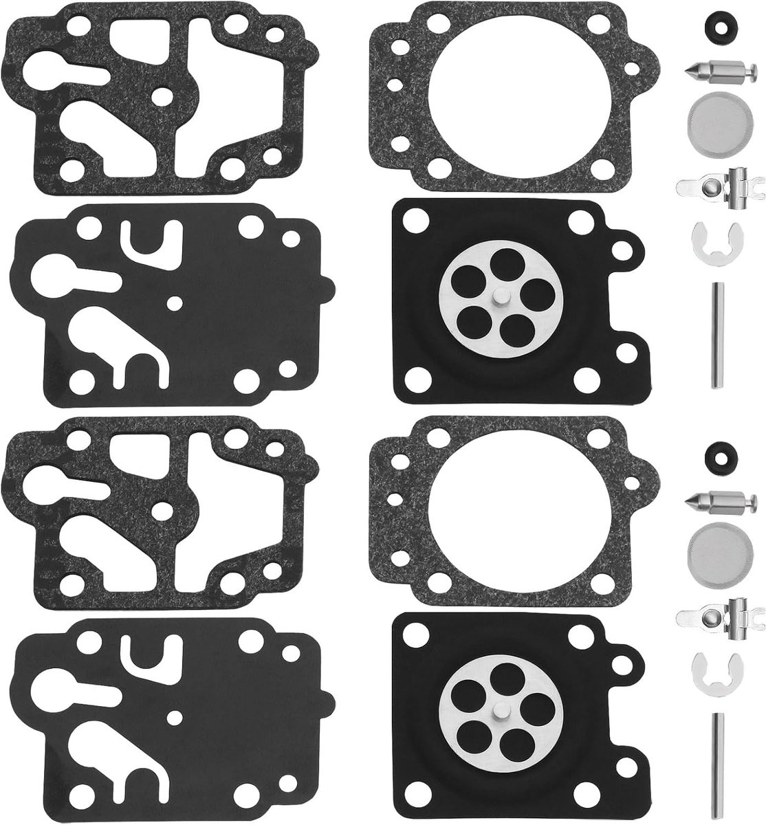 Membraan Pakking Reparatiesets Carb Pakking Reparatieset Carburateur Pakking Vervangingen Compatibel met Walbro K21-WYA Carburateurs