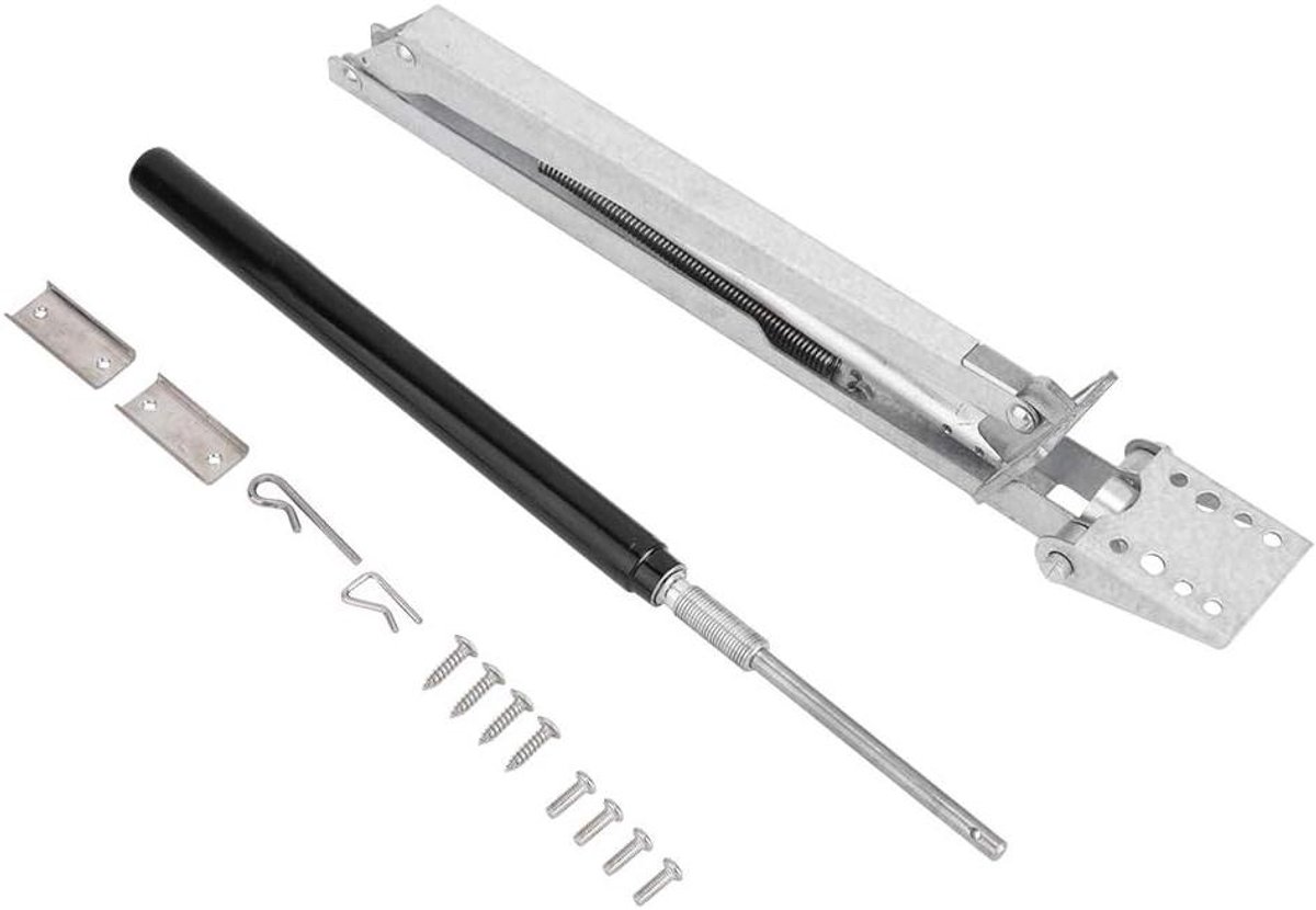 Automatische Raamopener - Kas Raamlifter - Kas Ventileren - Automatische Temperatuurregeling - Max 7kg - Zilverkleurig