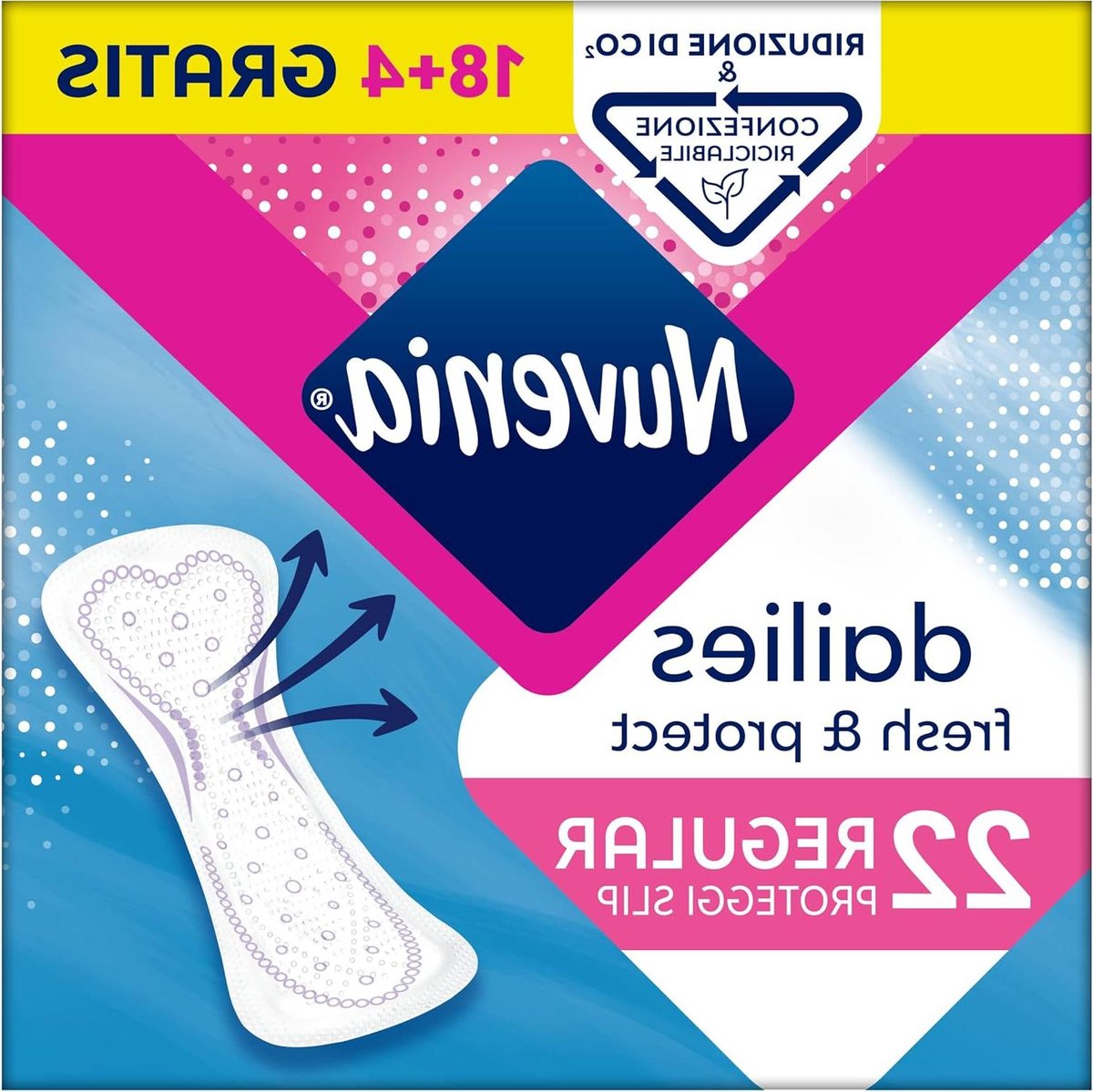 Inlegkruisjes - Anatomische slips - Dagelijks comfort - Curvefit technologie - 22 stuks - Wit