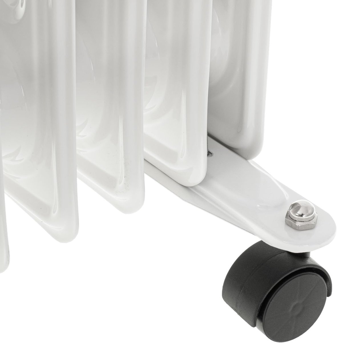 Olie Radiator - Elektrische Kachel - Ruimte Verwarmen - 9 Ribben - 2000W - Wit – foto 3
