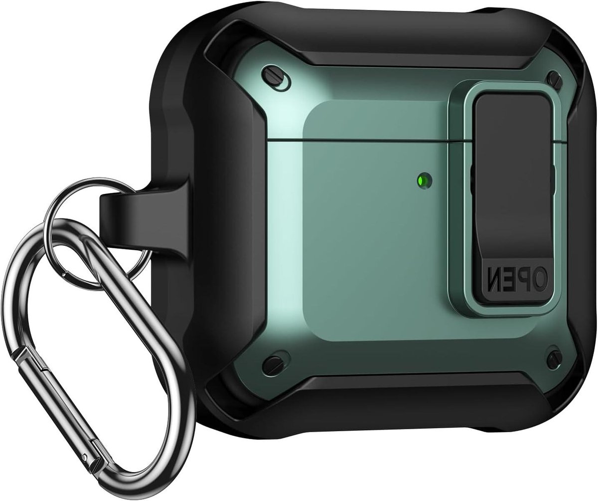 Hoesje voor oordopjes - Beschermhoesje - Oordopjes Beschermen - Zichtbare LED - 10 cm - Groen