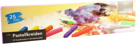 Pastelkrijt set - Tekenkrijtjes voor kunstenaars - Artistiek creëren - Hoge kleurverzadiging - 25 stuks - Meerkleurig — afbeelding 3