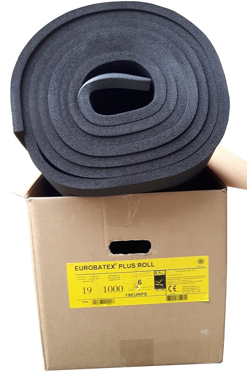 Inovra - EUROBATEX Plus Roll 19mm Niet-Zelfklevend voor Isolatie - 6m²