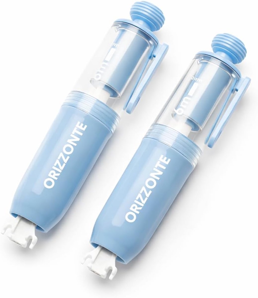 Thijox - Generico Correctieroller 6m, Ergonomische Bandgum voor School en Kantoor, Precisie en Comfort, Perstype Ontwerp, Set van 2