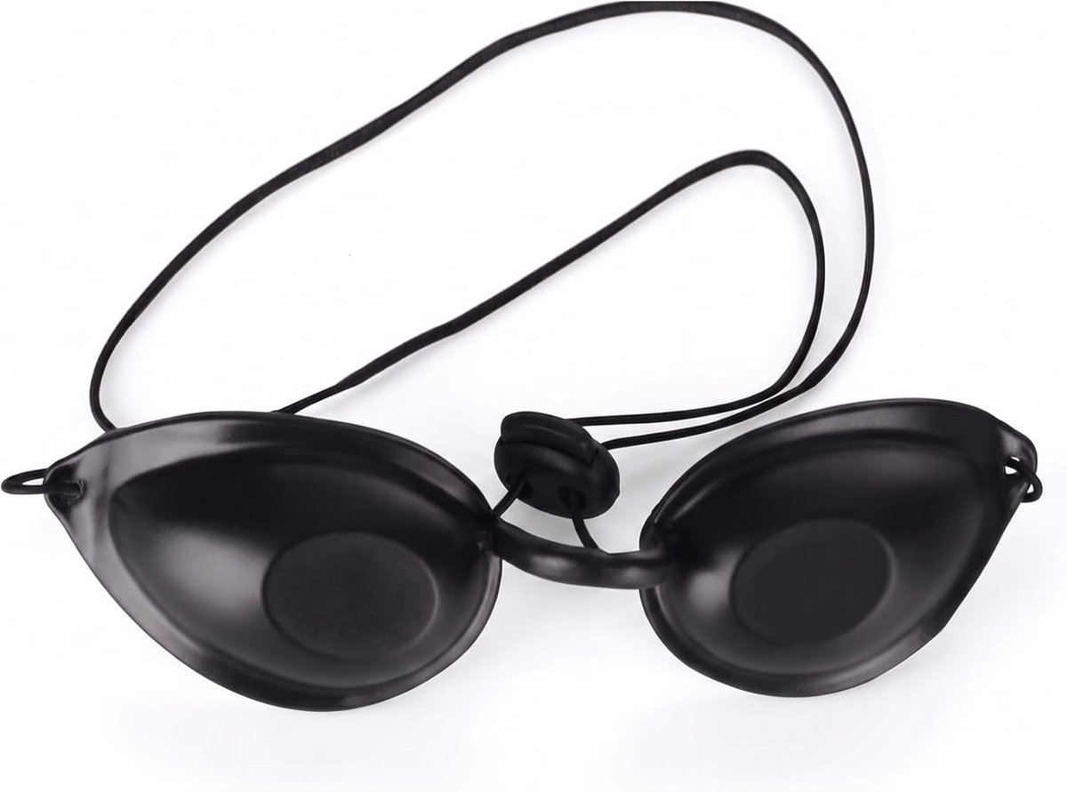 Thijox - Siliconen Oogmasker met UV-Bescherming, Infrarood Oogcover, Zacht en Huidvriendelijk, Ergonomisch Verstelbaar, Ideaal voor Solarium en Schoon