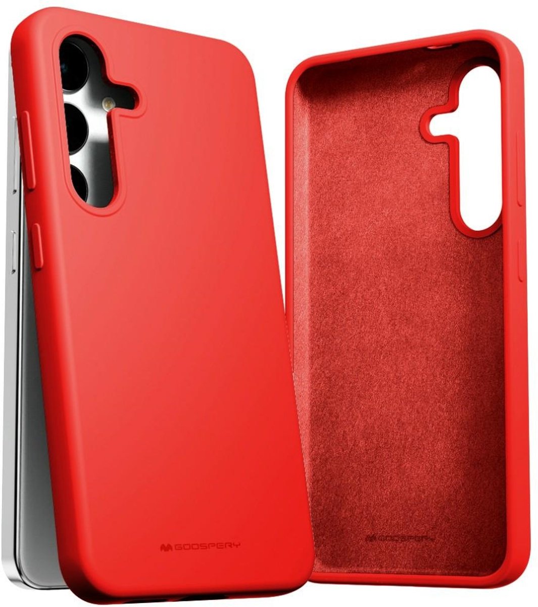 Mercury Silicone Samsung S24 S921 Rood