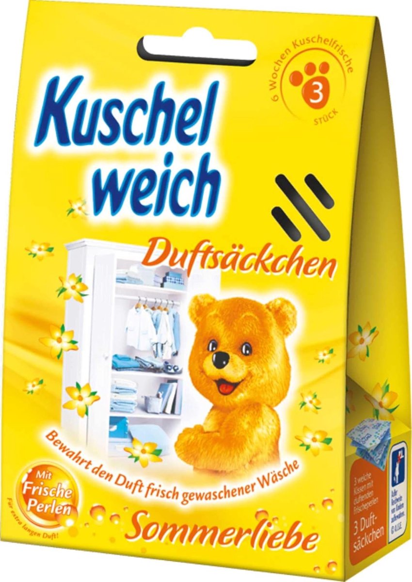SnelShoppen - Kuschelweich Geurkussen 3 stuks - Knuffelzacht geurzakje - Frisheid van wasverzachter - Ideaal voor kast, auto en thuis - Geurzakjes voo