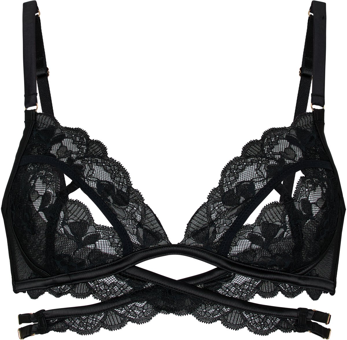 Hunkemöller Bralette Zara Zwart