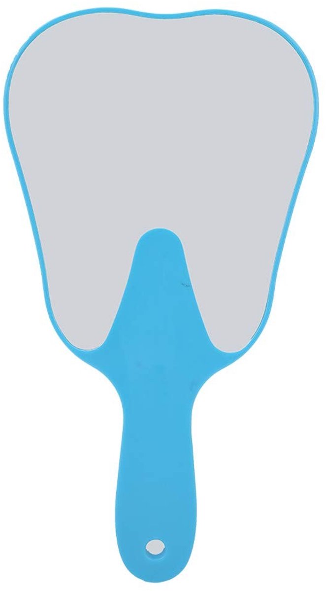 Dailygoods- Tandspiegel Met Handvat - Mondspiegel Tandarts - Tandheelkundige Zorg - Plastic Gereedschap - Nuttig Examen Vergrootglas - Hoge Kwaliteit