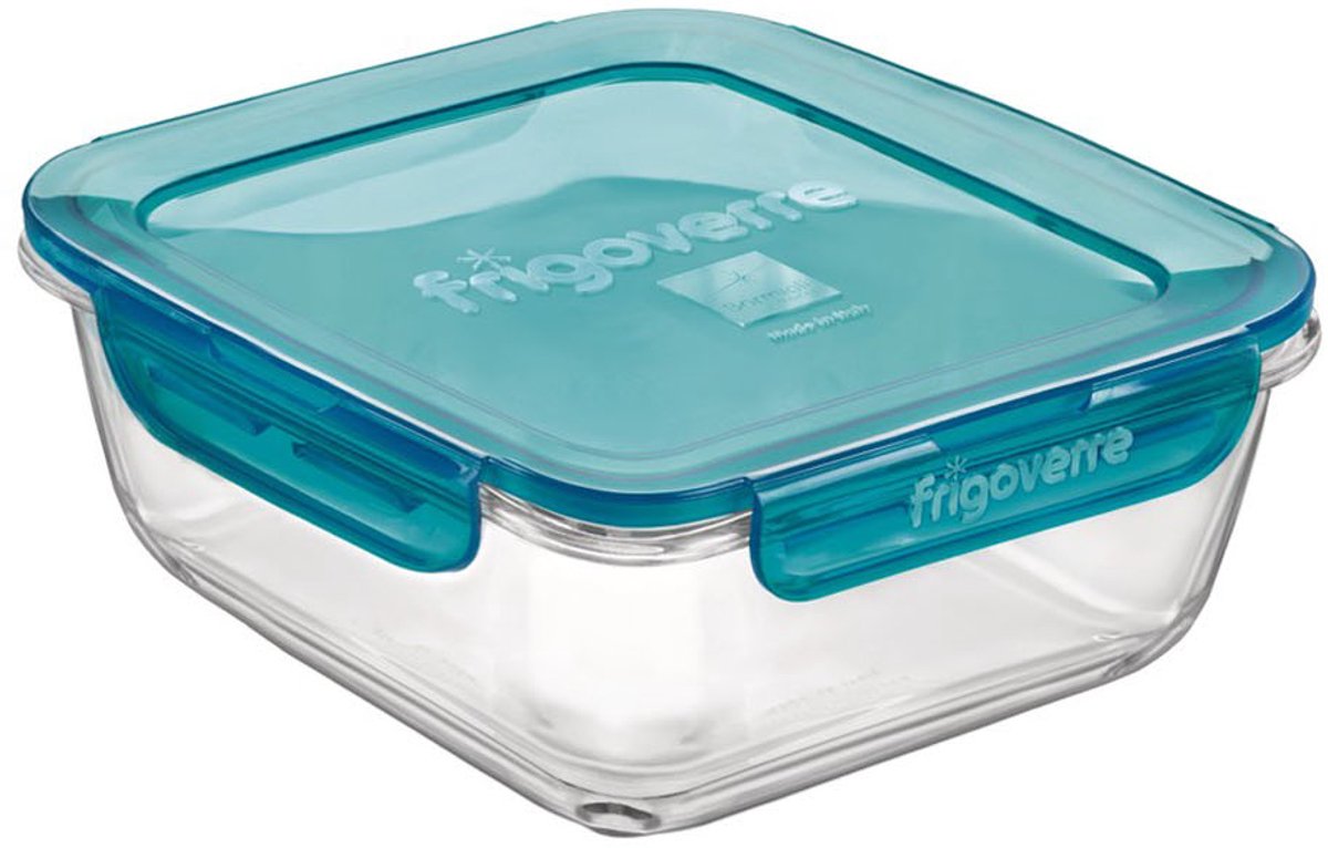 Bormioli Frigoverre Evolution Blauw Dek 18x18x8cm