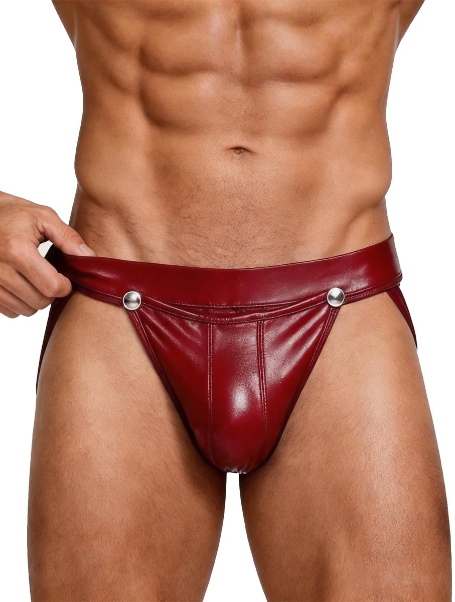 Dailygoods - Heren Tanga Ondergoed Grote Maten Lingerie in Rood