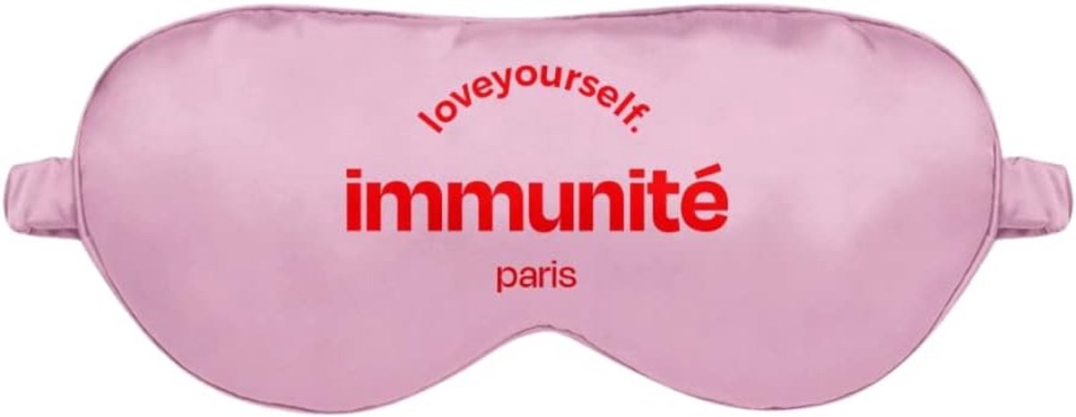 Thijox - Slaapmasker Oogbescherming - Zijden Oogmasker Roze - Licht en Comfortabel - Ideaal voor Slapen, Reizen, Meditatie