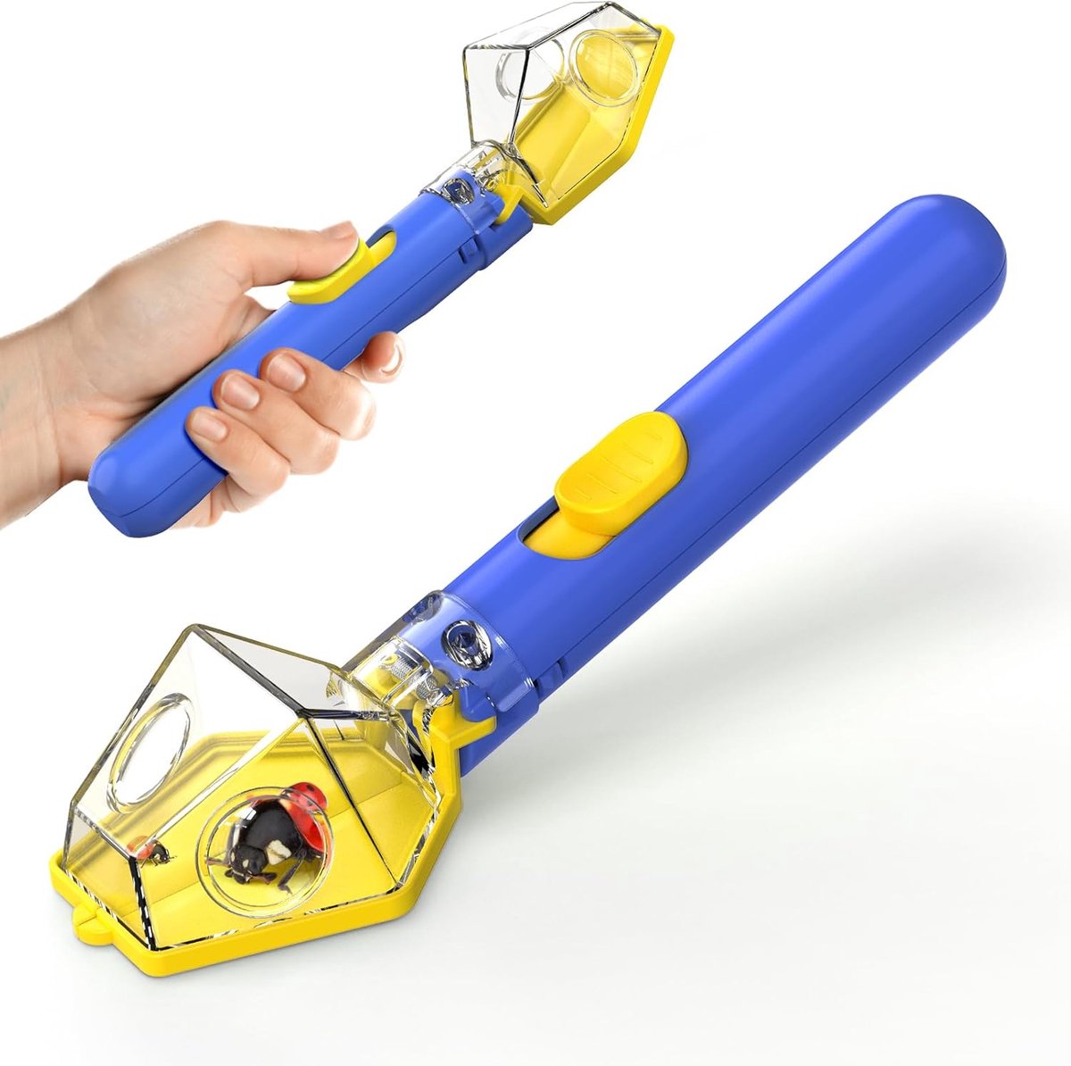 BOTC Insectenvanger - Insectenvalset - Met 6x vergrootglas - STEM Educatief Speelgoed - Cadeauspeelgoed voor Kinderen - Blauw
