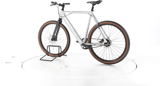 Coboc Brooklyn FAT Elektrische citybike Accu 250Wh 27,5" 2023 zilver Pro — afbeelding 4