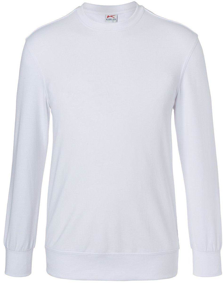 KUBLER KUBLER 50236330 Sweatshirt Werktrui HEREN Veiligheidstrui Wit - Krasvrij - 50% Katoen 50% Polyester - Oeko Tex Gecertificeerd