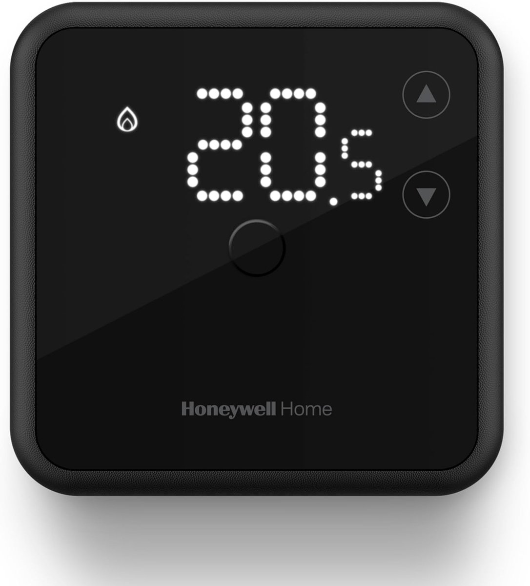 Thijox - DT3 Bedrade Ruimtethermostaat voor Verwarmingsregeling met Energiezuinige LED, Modern Ontwerp, Zwart, Eenvoudig in Gebruik, Geen Wifi of App