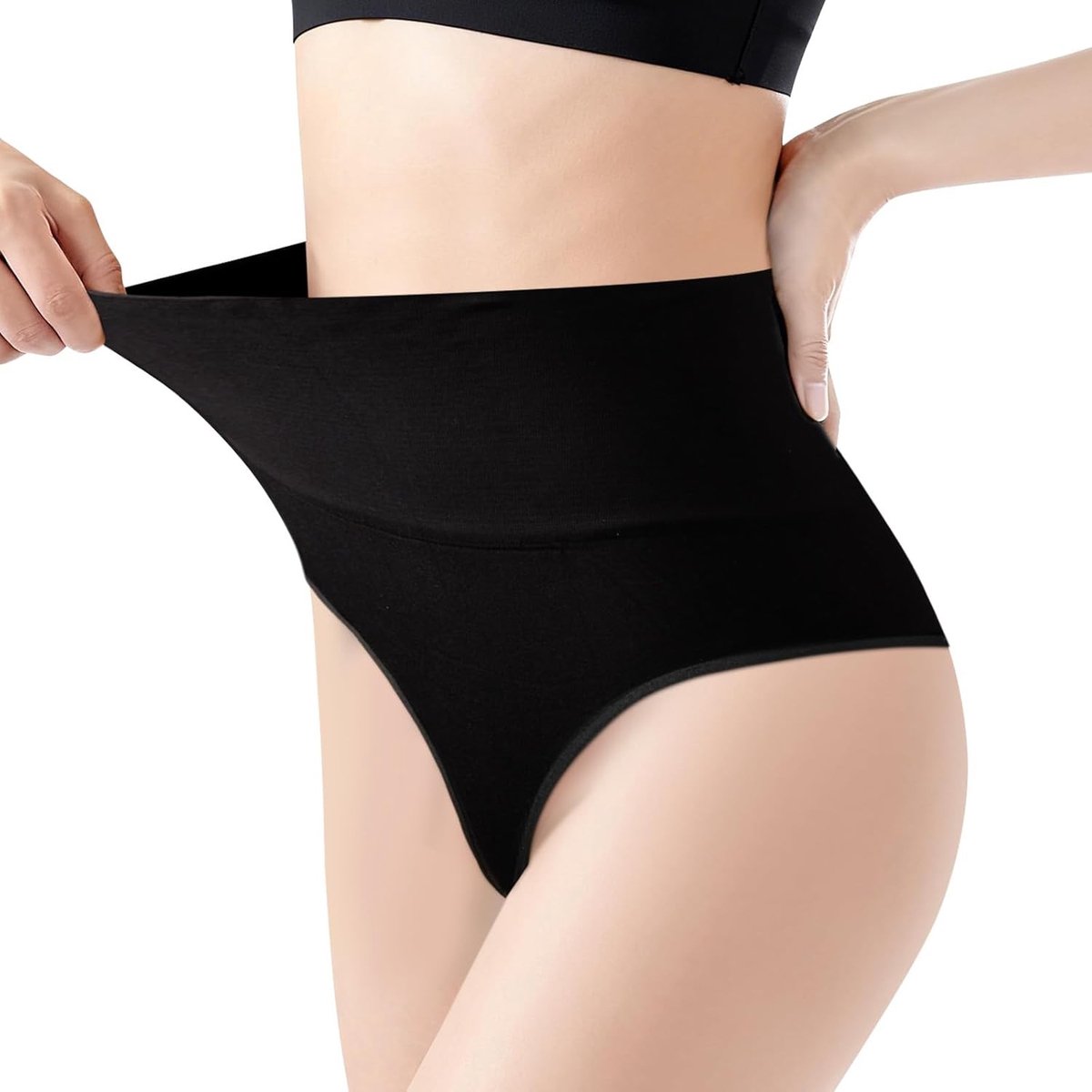 Draagcomfortabele Shapewear Thong voor Vrouwen, Naadloze Tummy Control Onderbroek voor Feestjes en Dagelijks Gebruik