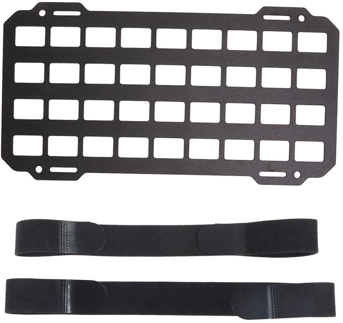 Dailygoods- Vizier Organizer - Auto Zonneklep Opbergrek - Stijf Opbergrek - EDC Rugzak Inzetstuk - Elastische Rugriem - 12,20x6,2 inch