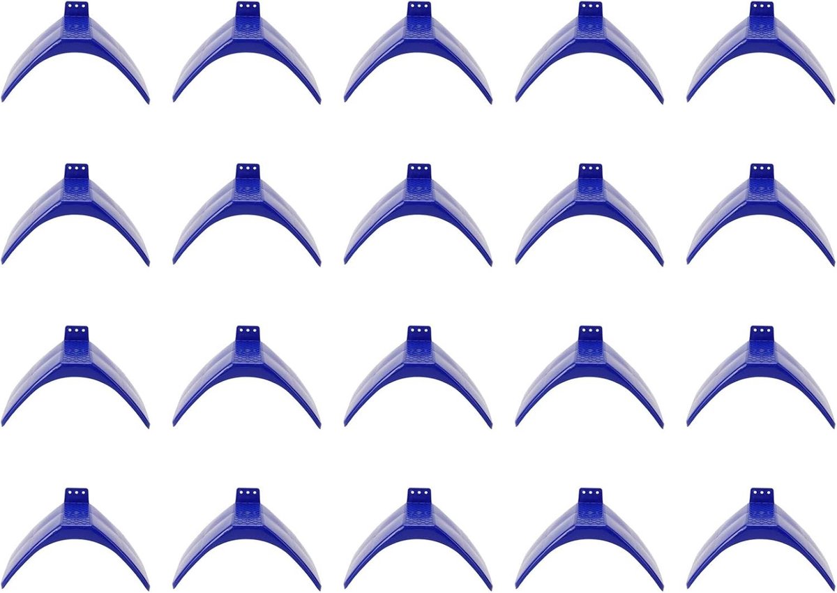 20 Stuks Vogelstandaard voor Pigeons - Plastic Houder met Schroefgaten voor Vogelverzorging en Kweekbehoeften