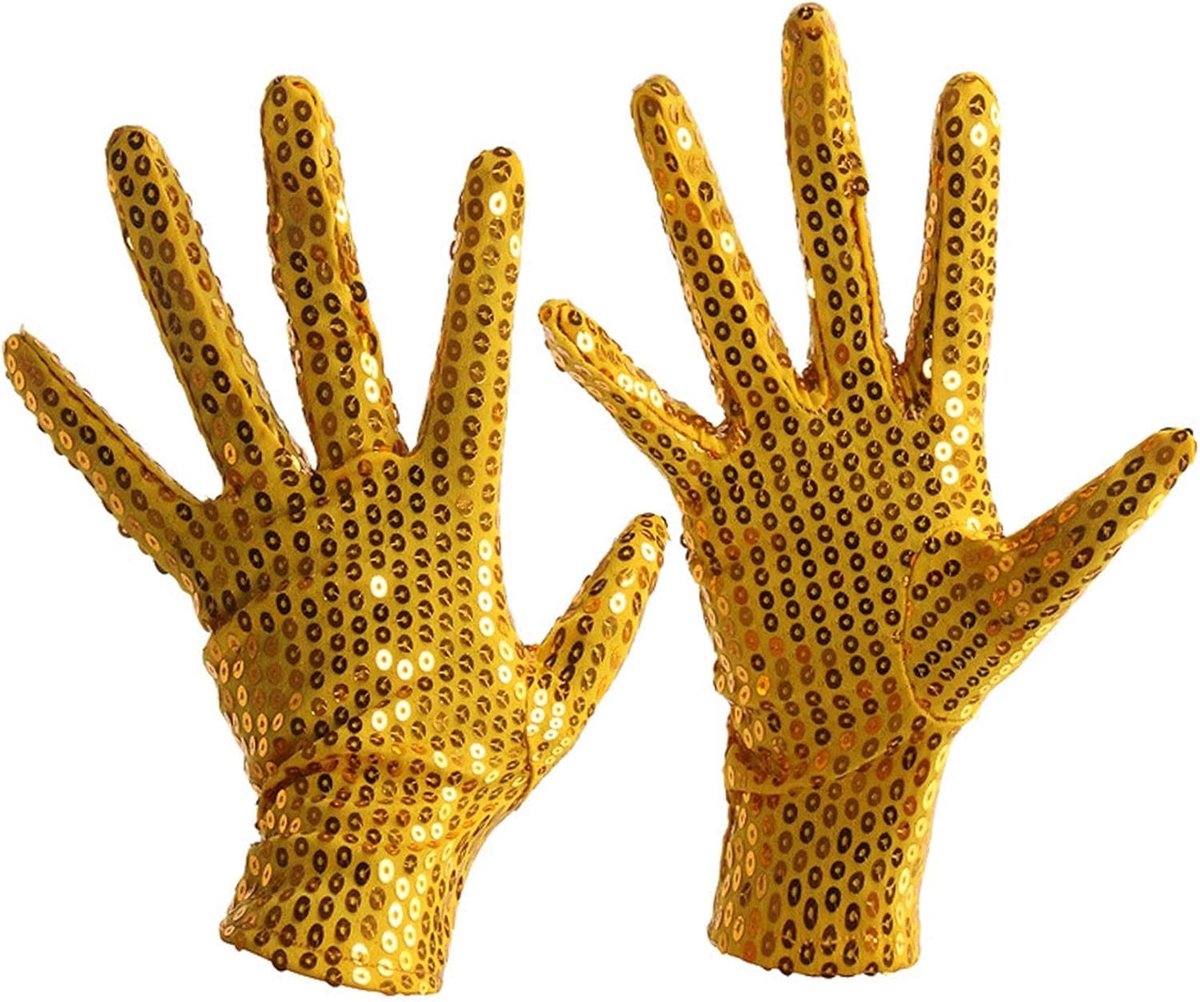 Elegante Gouden Fancy Dress Up Handschoenen voor Cosplay en Feestdagen, Perfect voor Valentijnsdag en Theatrale Evenementen