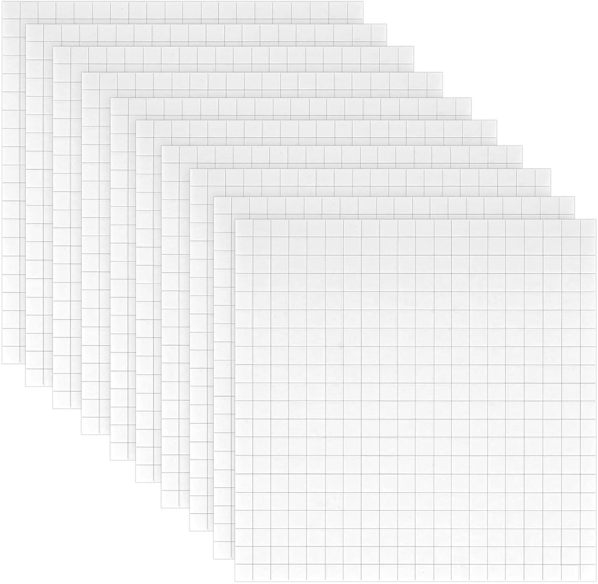 Pack van 4000 dubbelzijdige 3D lijmpads 5 x 5 x 3 mm - Witte schuimlijmdots voor papier, plastic en metaal