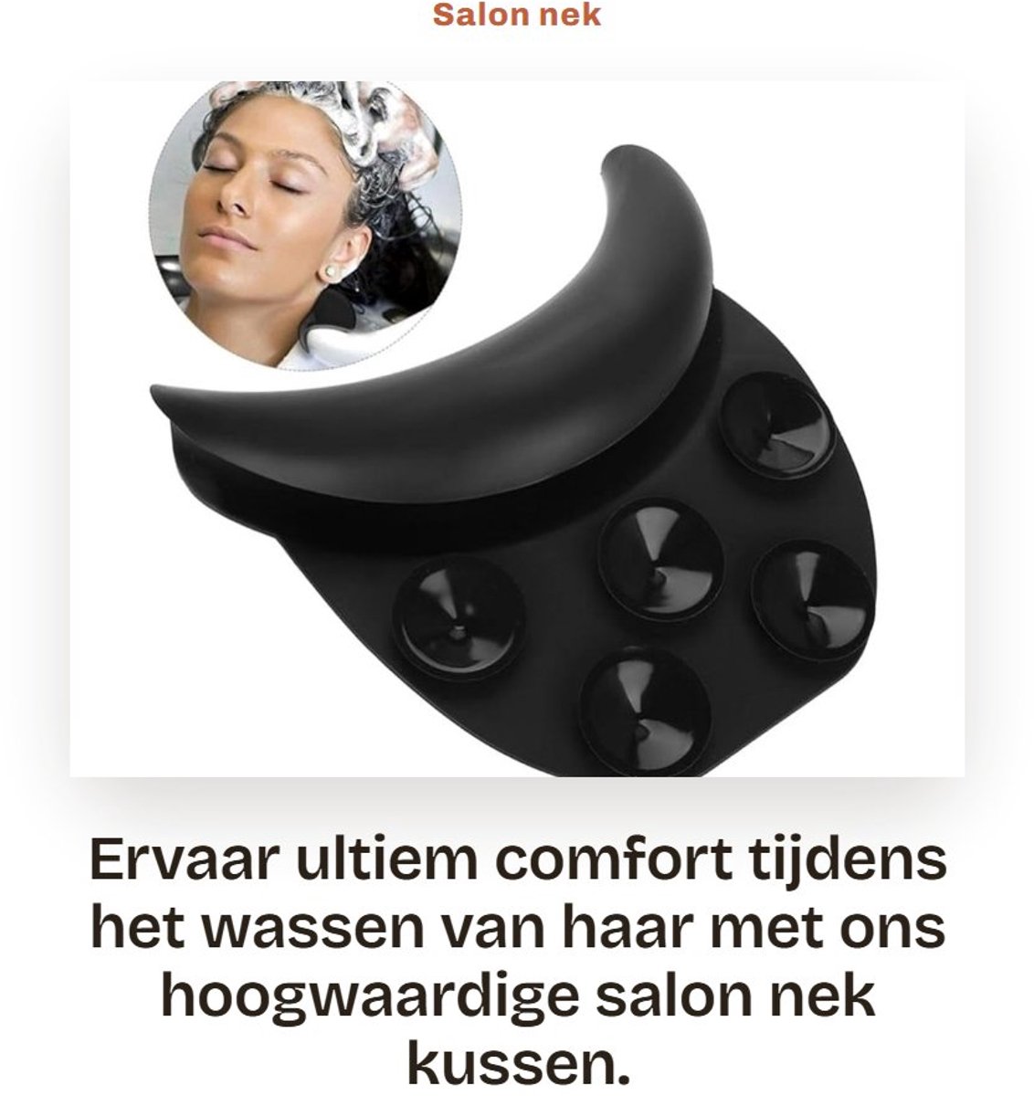 Dailygoods- Nekkussen Vliegtuig - Antislip - Siliconen - Hoogwaardige Materialen - Stabiliteit - Comfortabele Ondersteuning - Shampoo Kussen