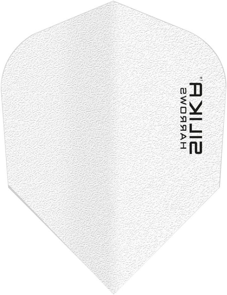 Dart Vleugels - Vliegjes - Precisie Werpen - Solide Crystalline Coating - Standaard Formaat - Wit