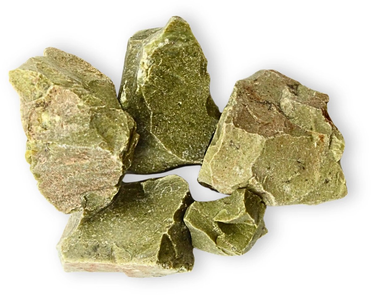 Opaal groen 250 gr. ruwe brokjes