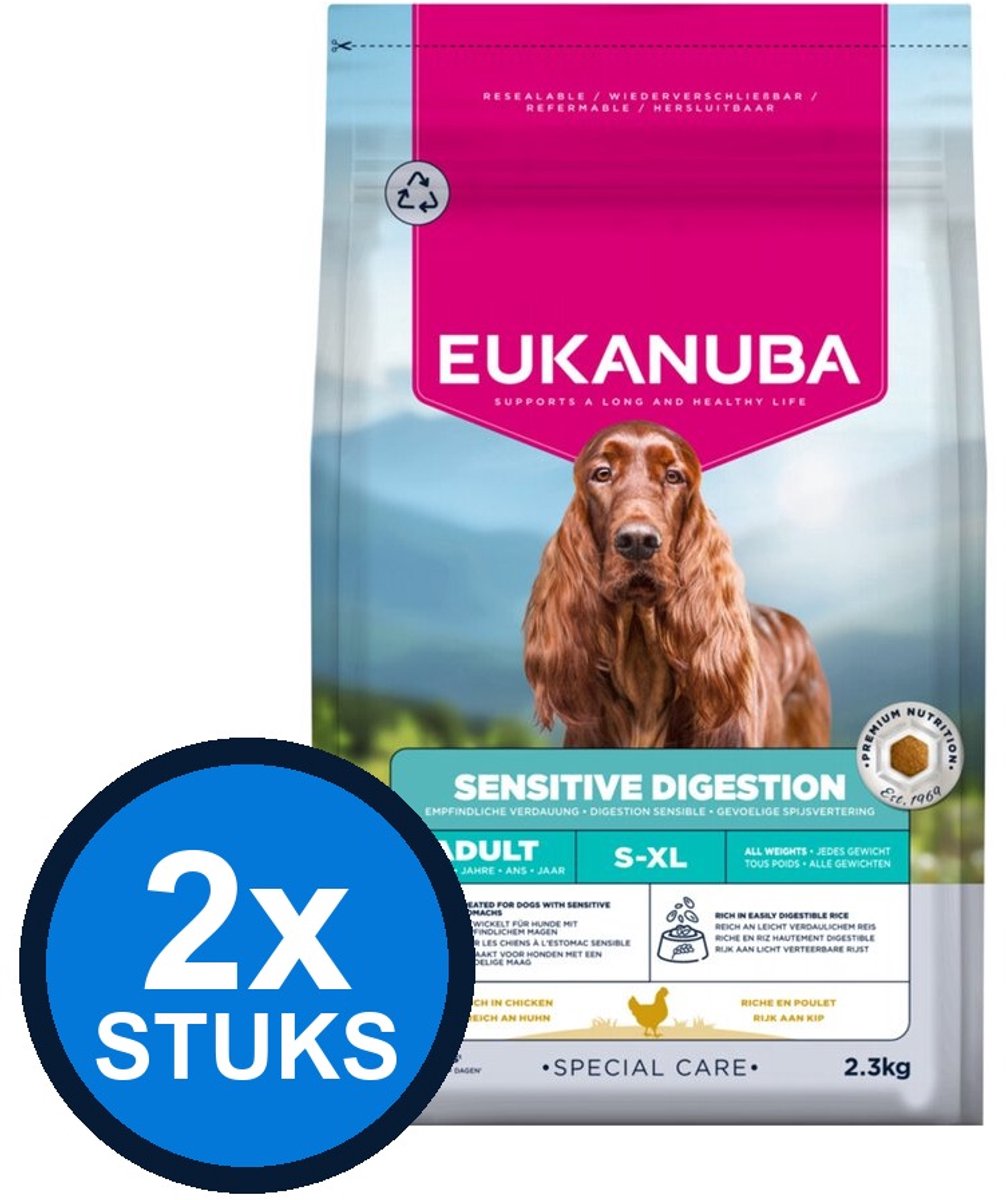 Eukanuba Eukanuba Adult Sensitive Digestion Kip - Hondenvoer Droogvoer - 2,3 kg