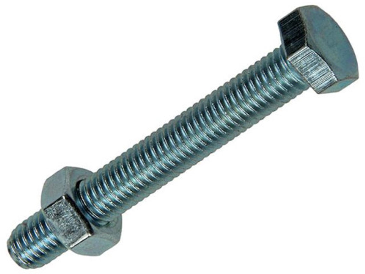 Mack Tapbout + moer verzinkt 16 st m8 x 60 mm