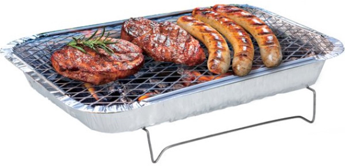 Favorit FAV Wegwerp bbq met staander