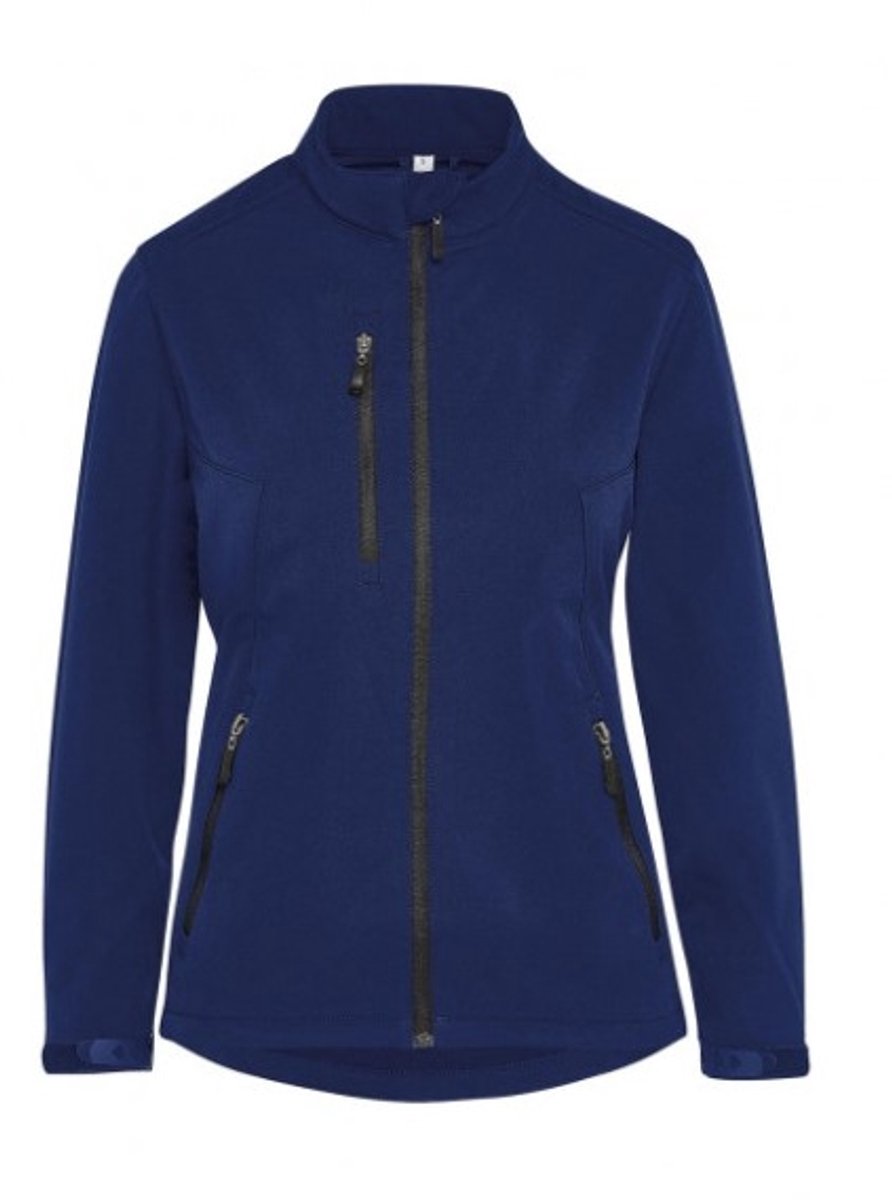 SG Softshell-F Jas Dames Blauw XXL